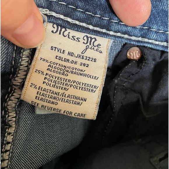 MISS ME- Low Rise Straight Leg Jean - Picture 7 of 9